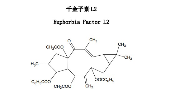 千金子素L2中藥化學(xué)對(duì)照品