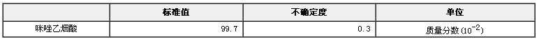 咪唑乙煙酸農(nóng)藥純度標(biāo)準(zhǔn)物質(zhì)