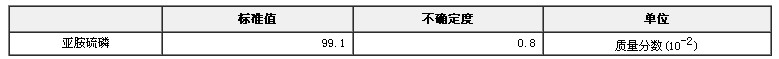 亞胺硫磷農(nóng)藥純度標(biāo)準(zhǔn)物質(zhì)