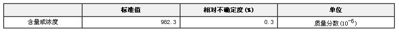 鑭溶液成分分析標(biāo)準(zhǔn)物質(zhì)