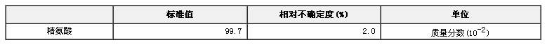 精氨酸純度標準物質(zhì)