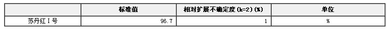 蘇丹紅Ⅰ純度標準物質