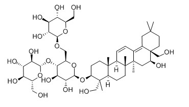 斷血流皂苷A對(duì)照品分子結(jié)構(gòu)圖