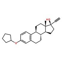 炔雌醚分子結(jié)構(gòu)圖