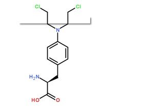 美法侖CAS號(hào)：148-82-3分子結(jié)構(gòu)圖