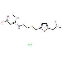 鹽酸雷尼替丁分子結(jié)構(gòu)圖