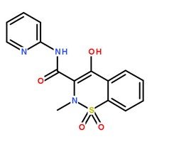 吡羅昔康分子結(jié)構(gòu)圖