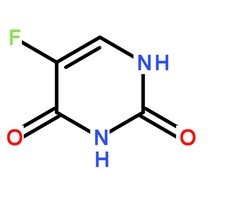 5-氟尿嘧啶分子結(jié)構(gòu)圖