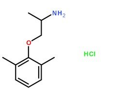 鹽酸美西律分子結(jié)構(gòu)圖