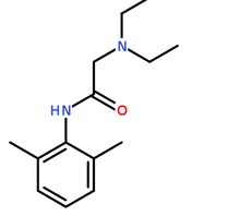 利多卡因分子結(jié)構(gòu)圖