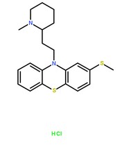 鹽酸硫利達嗪分子結構圖