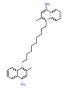 地喹氯銨分子結(jié)構(gòu)圖‘