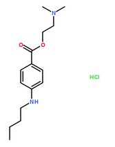 鹽酸丁卡因分子結(jié)構(gòu)圖