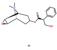 甲溴東莨菪堿分子結(jié)構圖