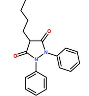 保泰松分子結(jié)構(gòu)圖