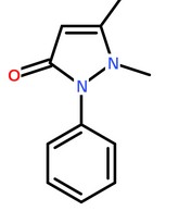 安替比林分子結(jié)構(gòu)圖