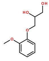 愈創(chuàng)甘油醚分子結(jié)構(gòu)圖‘