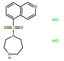 鹽酸法舒地爾分子結(jié)構(gòu)圖