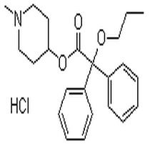 鹽酸丙哌維林分子結(jié)構(gòu)圖