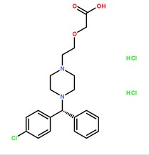 鹽酸左旋西替利嗪分子結(jié)構(gòu)圖