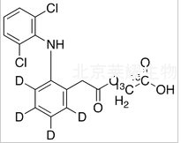 醋氯芬酸-d4,13C2標準品