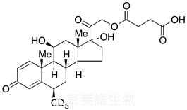 6β-半琥珀酸甲潑尼龍-d3標準品