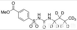 4-羧基甲苯磺丁脲乙酯-d9標(biāo)準(zhǔn)品