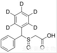 莫達非尼羧酸-D5