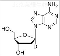 2'-脫氧腺苷-1'-D一水合物