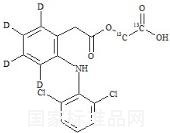 醋氯芬酸-13C2-D4標準品