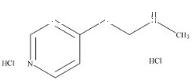 Betahistine Impurity 1 DiHCl標(biāo)準(zhǔn)品