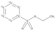 苯磺酸乙酯-13C6標(biāo)準(zhǔn)品