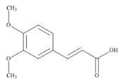 (E)-3,4-二甲氧基肉桂酸標(biāo)準(zhǔn)品