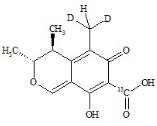 (-)-桔霉素-13C-d2標(biāo)準(zhǔn)品