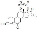 3-羥基醋酸氯地孕酮-13C-d3標(biāo)準(zhǔn)品