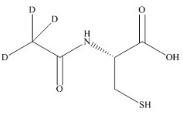 N-乙?；?L-半胱氨酸-d3（乙酰半胱氨酸-d3）