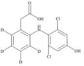 4'-羥基雙氯芬酸-d4標(biāo)準(zhǔn)品