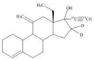 去氧孕烯-13C2-D2標(biāo)準(zhǔn)品