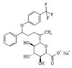 Fluoxetine N-Glucuronide Sodium Salt (Mixture of Diastereomers)