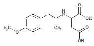 N-(2-p-Methoxyphenyl-1-methyl)ethylaspartic Acid