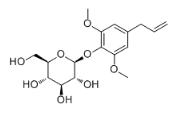 4-Allyl-2,6-dimethoxyphenyl glucoside對照品