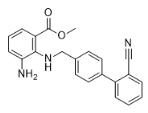 3-氨基-2-[(2-氰基聯(lián)苯-4-基)甲基]氨基苯甲酸甲酯對照品