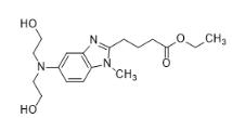 5-[雙(2-羥乙基)氨基]-1-甲基-1H-苯并咪唑-2-丁酸乙酯對照品