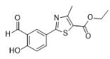 2-(3-醛基-4-羥基苯基)-4-甲基噻唑-5-羧酸乙酯對照品