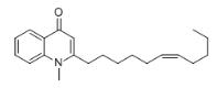 (Z)-1-Methyl-2-(undec-6-enyl)quinolin-4(1H)-one