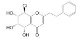 8-氯-2-（2-苯乙基）-5,6,7-三羥基-5,6,7,8-四氫色酮標準品