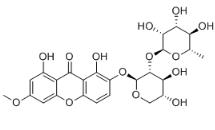 Swertianin 2-O-α-L-rhamnopyranosyl-(1→2)-β-D-xylopyranoside標準品