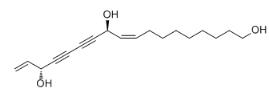 9,17-十八碳二烯-12,14-二炔-1,11,16-三醇標準品
