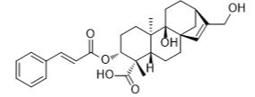 3α-Cinnamoyloxy-9β,17-dihydroxy-ent-kaur-15-en-19-oic acid標(biāo)準(zhǔn)品