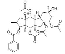 5,8,9,14-四乙酰氧基-3-苯甲酰氧基-10,15-二羥基苯醌標(biāo)準(zhǔn)品